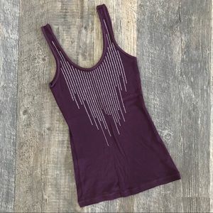 NEW Express Embellished Tank Top